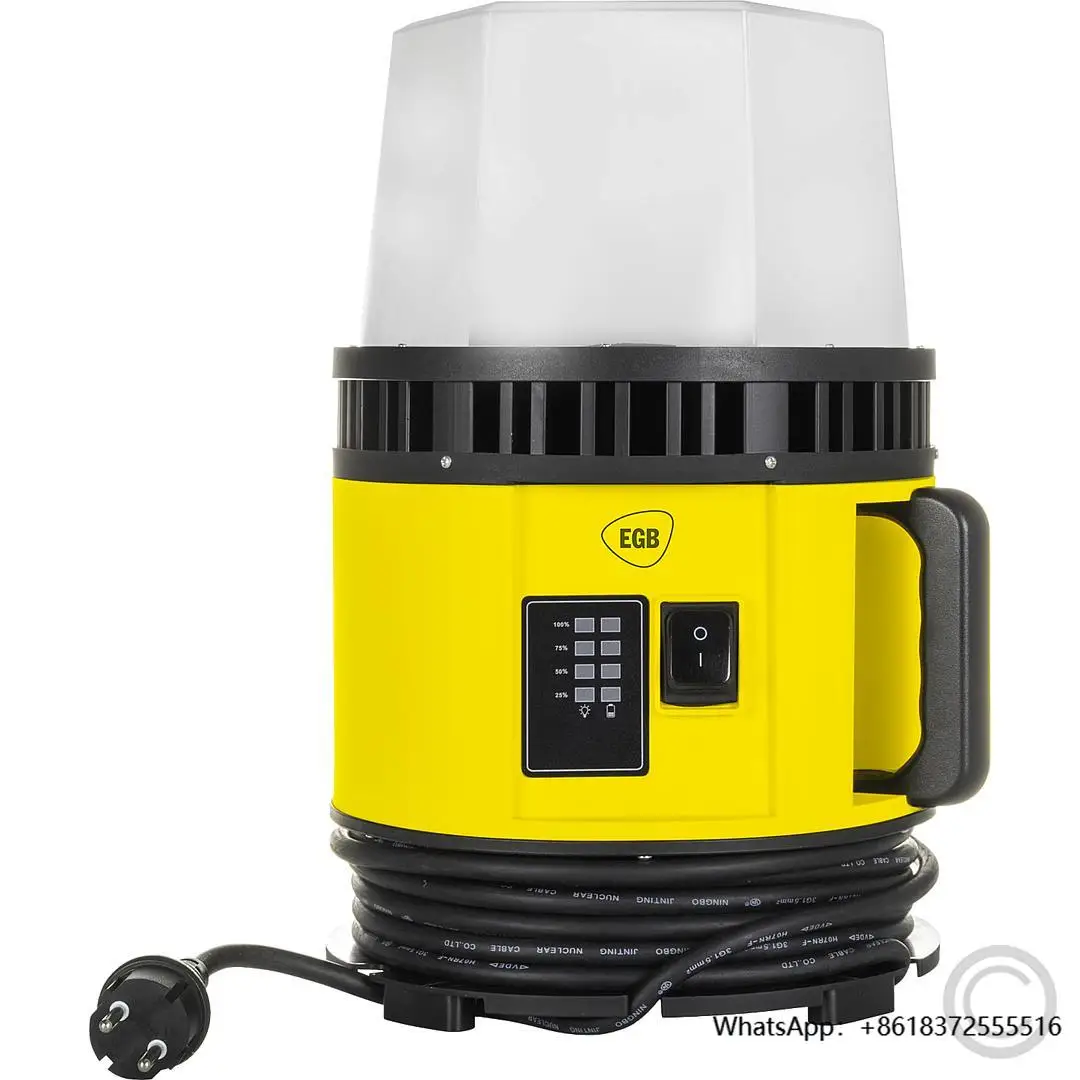 

da80W EGB LED-Hybrid-Akku Work Light 12000lm 5000K Ø254mm H398mm