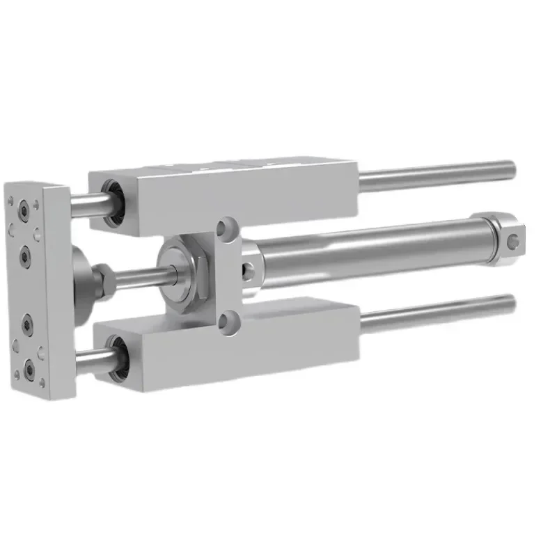 Three-axis three-bar guide bracket cylinder