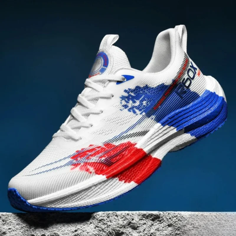 

Running Shoes Men Mesh Breathable Lace-up Comfortable Marathon Sports Casual Tennis Shoes Big Size Trendy Sneakers for Man