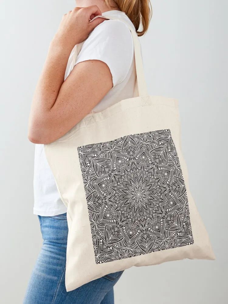 

Сумка-шоппер Mandala Tote Bag, холщовые сумки, сумки для покупок, женская сумка-шоппер