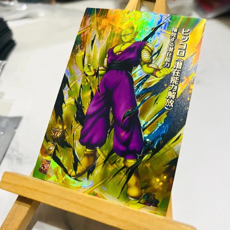 Dragon Ball Anime Surrounding Series Legendary Character Super Saiyan Laser Craft Flash Collection Toy Card Birthday Gift