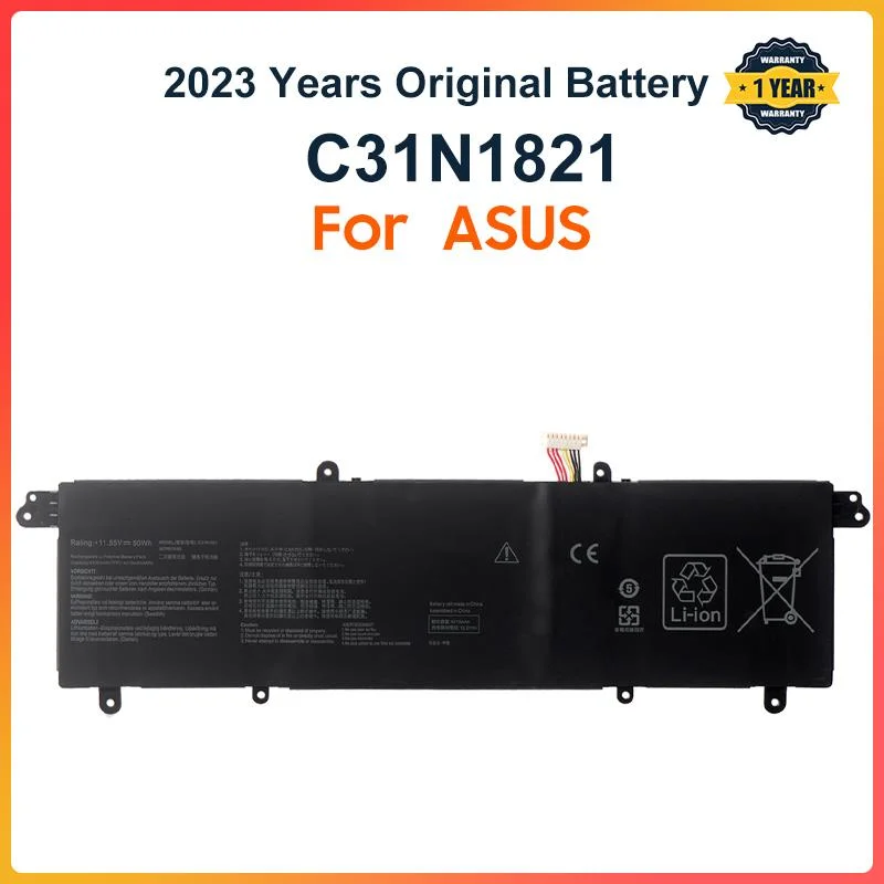 C31N1821 Laptop Battery For ASUS ZenBook S13 UX392 UX392FA UX392FN UX392FN-XS71 0B200-03210100 11.55V 50WH