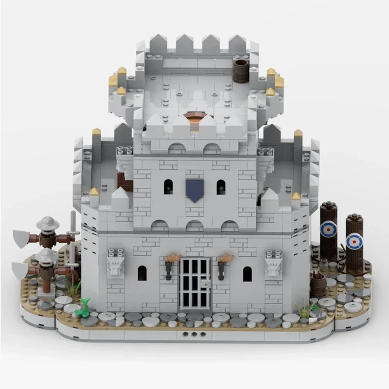 Moc Building Brick Military Fortress Model Medieval Castle Barraks Technology Modular Blocks Gift Christmas Toy DIY Set Assembly