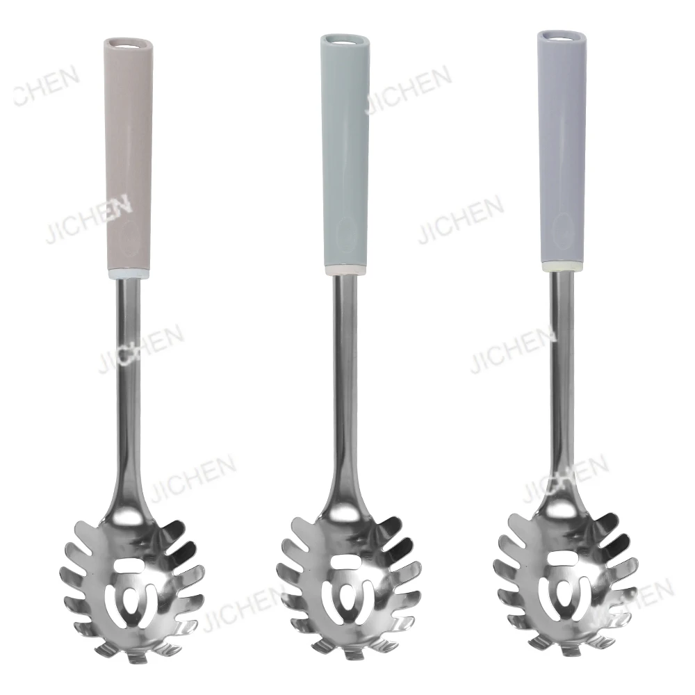 

Neu high-quality stainless steel noodle spoon, made of metal, suitable for kitchen cooking and drainage
