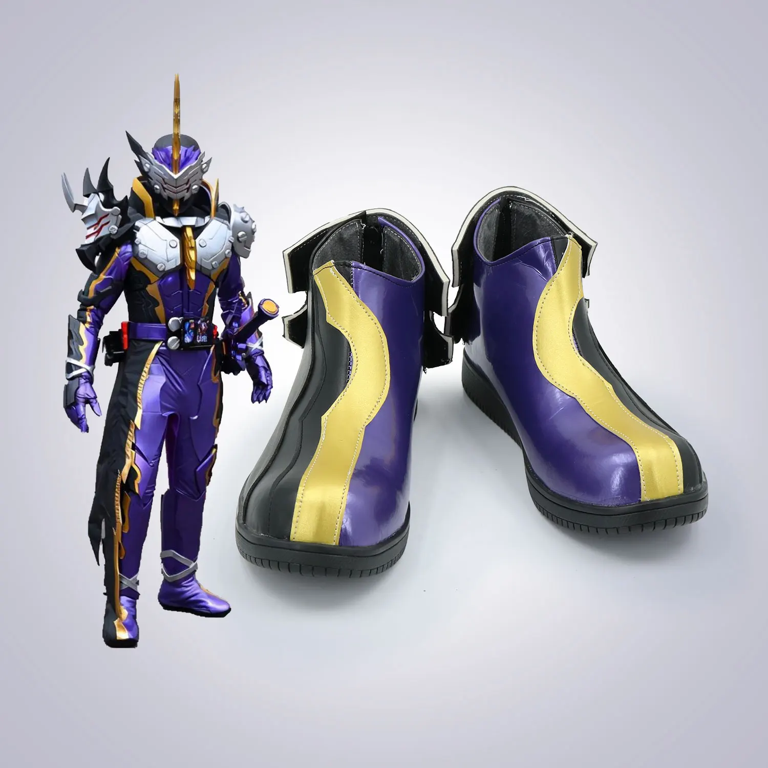 

Обувь для косплея в маске Kamen Rider Calibur, ботинки для косплея из фильма и аниме на Хэллоуин