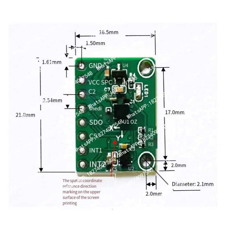 LSM6DSR 9-axis gyroscope IMU inertial measurement unit AHRS attitude heading reference system module