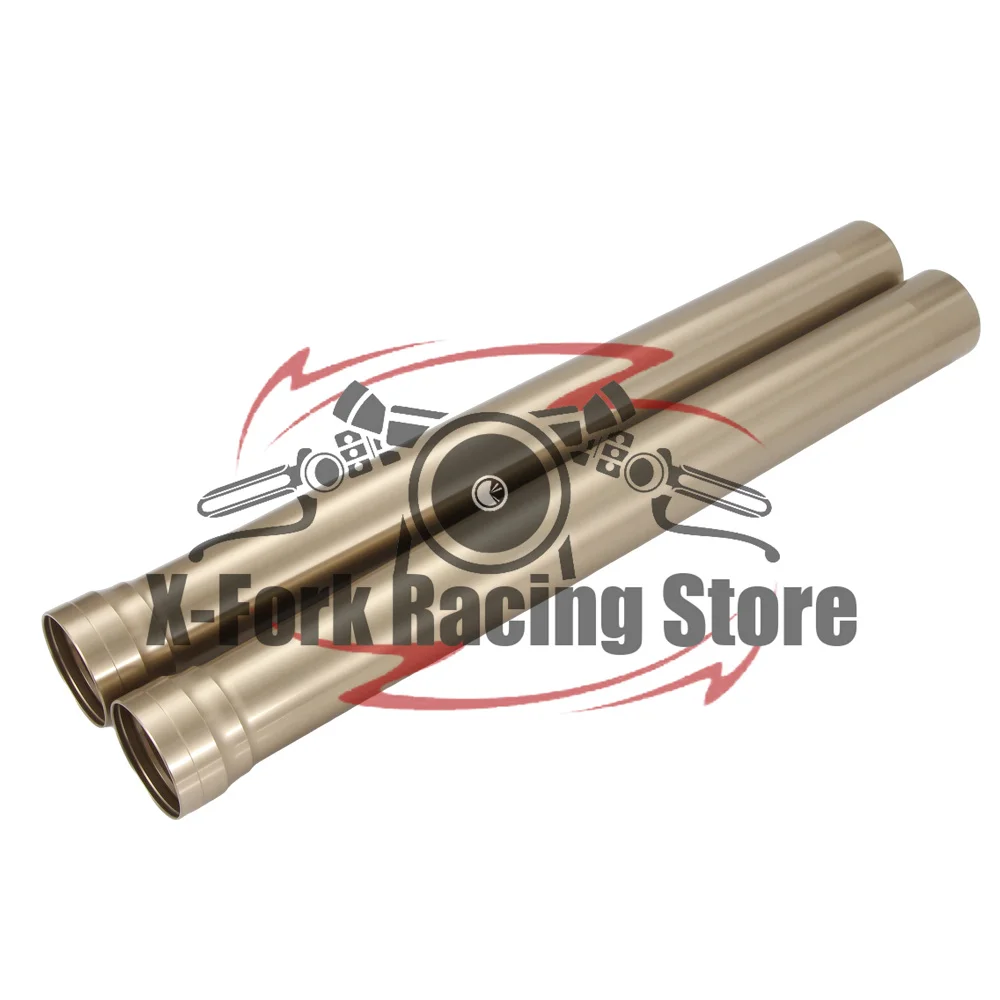 Brown Front Fork Tubes Outer Pipes 531mm For BMW F800R 2015-2019 2016 2017 2018 Shock Absorber Fork Suspension Outer Leg Bars
