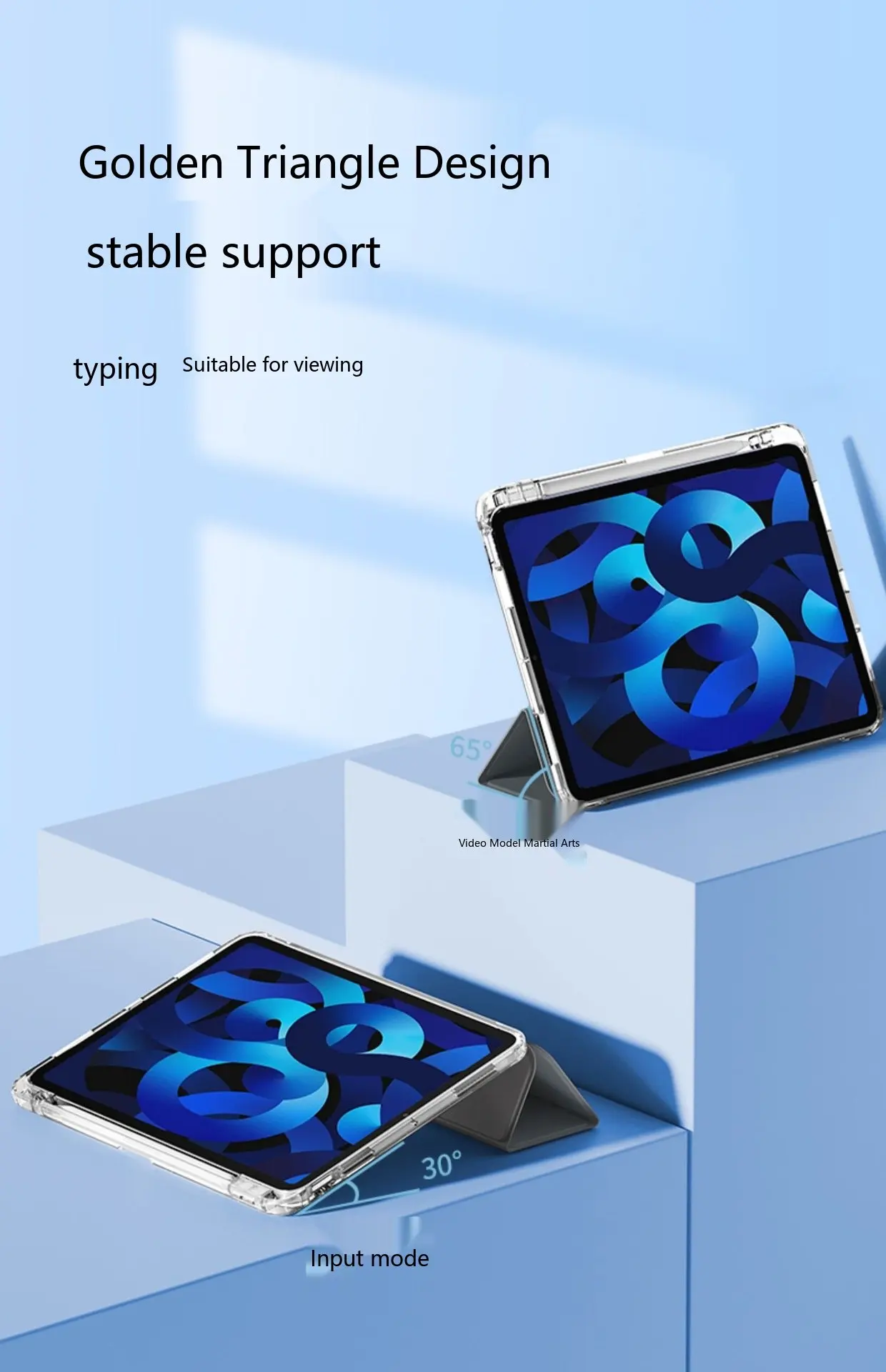 Für Huawei MatePad Honor Pad 13,2 12,2 12,1 11,5 11 10,8 10,4 Zoll Acryl Dreifach Faltbare Anti-Biege-Hülle – Detail 12