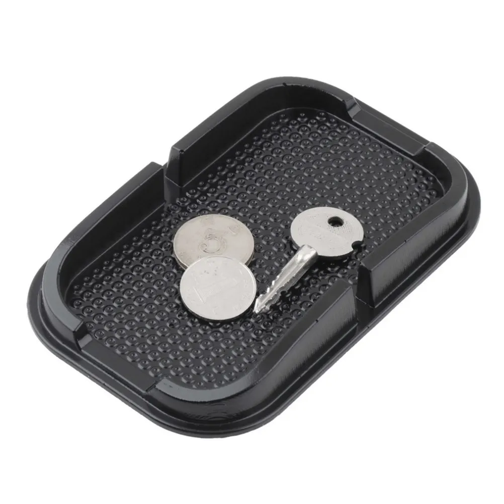 

Removable Washable Car Anti Slip Dashboard Mat Skid Proof for Cell Phones GPS Mapping Horizontal Visibility Driving Safety Black