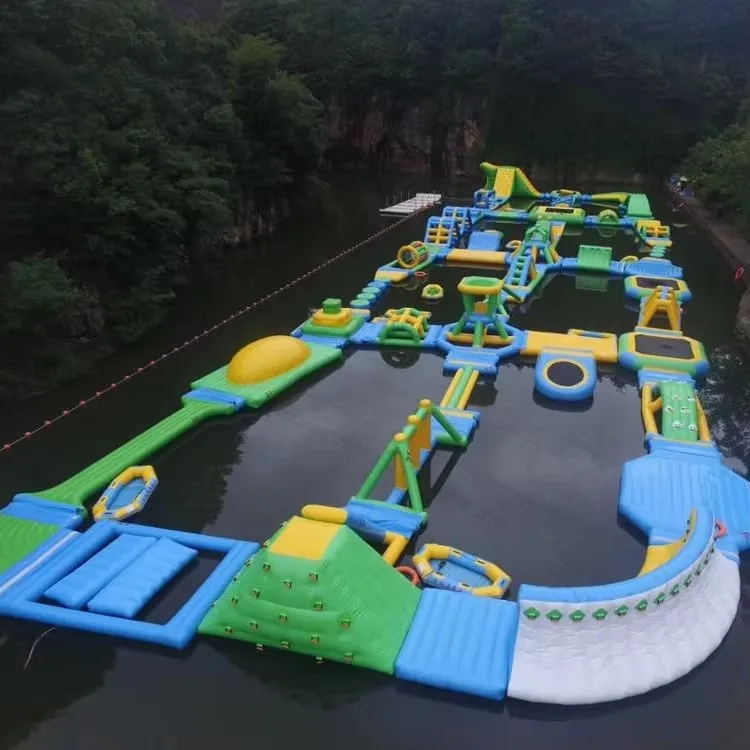 Fun Amusement Equipment for Kids and Adults Large Inflatable Water Park Floating Inflatable Water Park