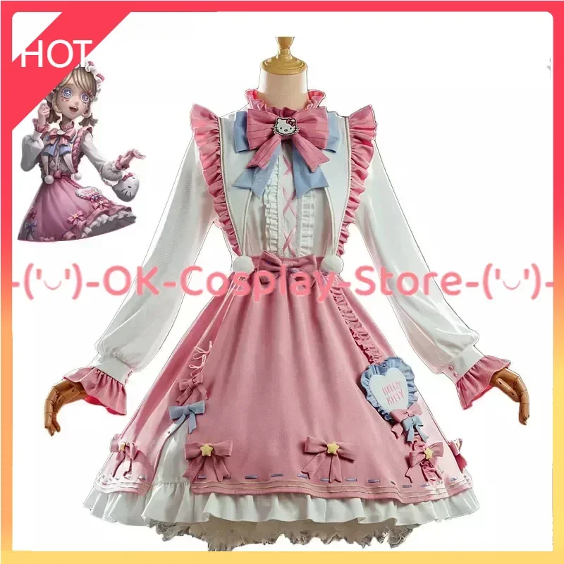 Costume de Cosplay en V Emma pour Fille et Femme, Robe Lolita Douce, Imbibé d'Halloween