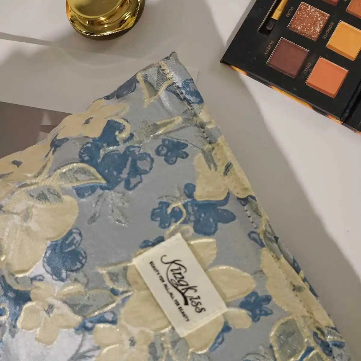 حقيبة يد نسائية كبيرة السعة بنقوش زهرية، حقيبة مكياج محمولة، حقيبة صندوقية منقوشة، خدمة تصميم مخصصة عبر الحدود، أحذية قابلة ل... #2