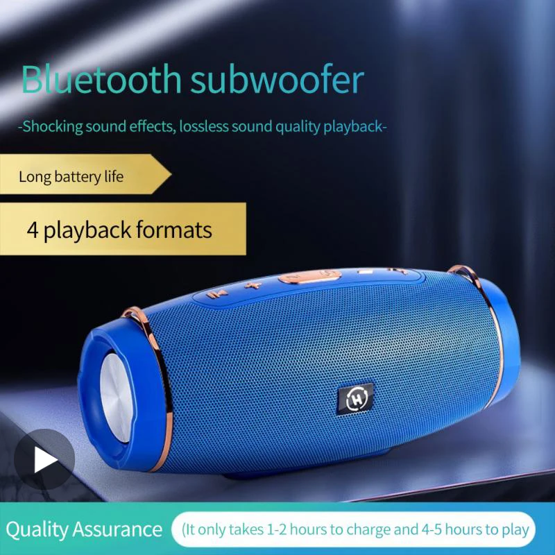 High Power Wireless Tragbare Caixa De Som Bluetooth Lautsprecher Subwoofer Musik Sound Box Blutooth Für Leistungsstarke Hand Freies Radio FM