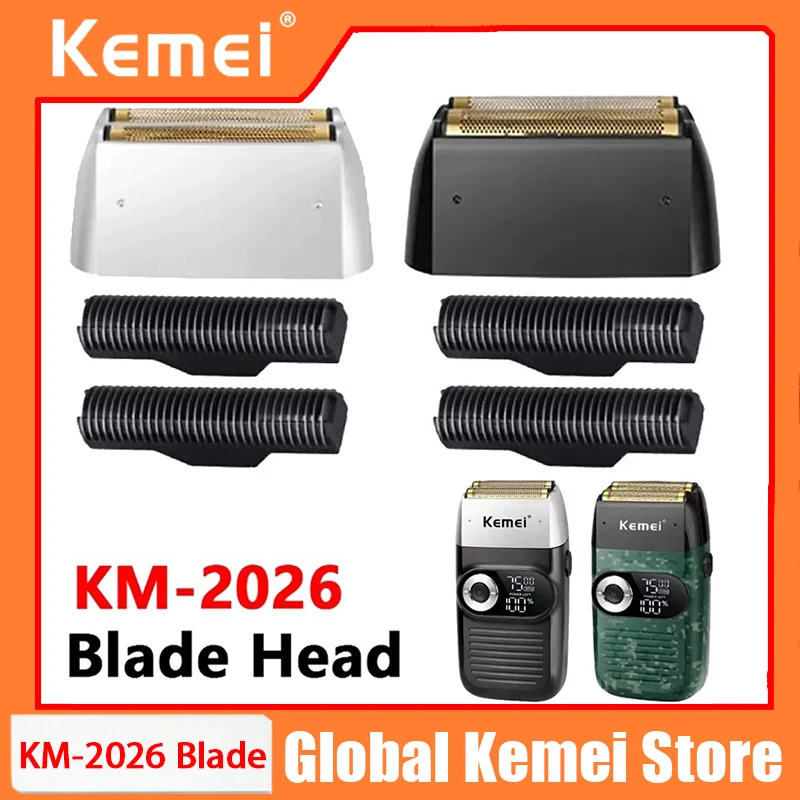 

100% оригинальные сменные лезвия Kemei KM-2026 для бритвенных головок и сеток, аксессуары для бритья