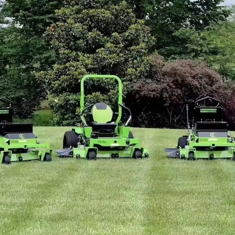Zero corner ride-on lawn mower, garden mowing electric lawn cart