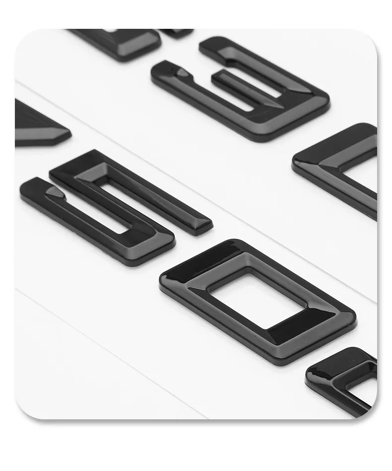 3D Black Logo 418i 420i 425i 428i 430i 435i 440i Letters Emblem Sticker Car Trunk Badge F32 F33 G22 G26 Accessories
