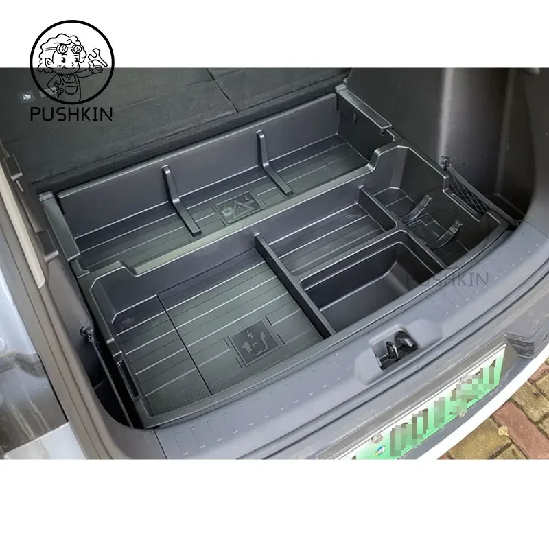 Rear Trunk Box Luggage Panel Fit Front Box Protection Patch Guard Plate For BYD ATTO 3 yuan plus 2021 2022 2023 Accessories