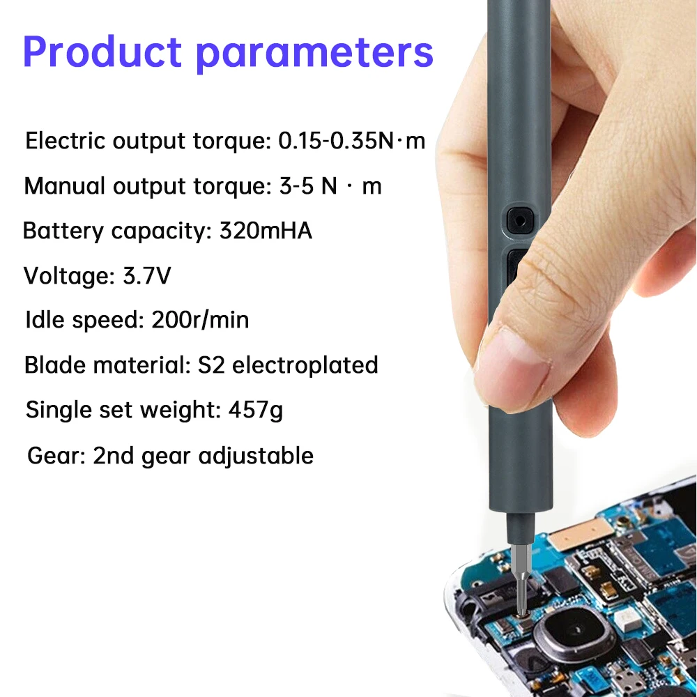 75 In 1 Electric Screwdriver Set Precision Disassembly Maintenance Hand Tools USB Charging Mini Portable Screwdrivers