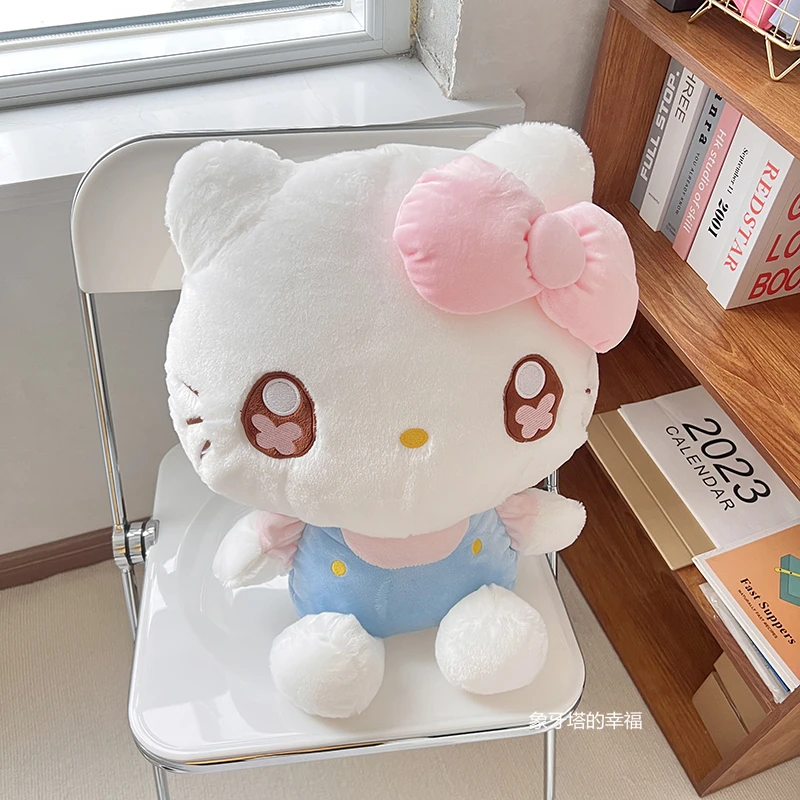 35/45cm Sanrio Sweet Hello Kitty Plush Toy Lovely Fluffy Stuffed Cartoon Anime Kawaii Hug Plushies Soft Doll For Girl Xmas Gifts