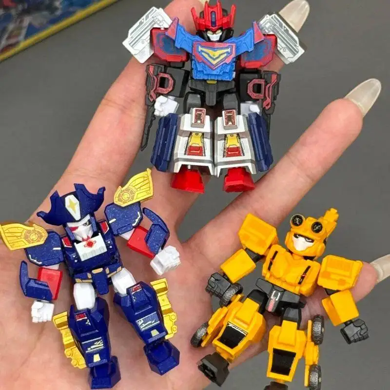 Xuan Ka Fighter Mech Warrior Blind Box Assemble Building Blocks Shiny Metallic Action Figures For Kids Boys Girls Indoor Play view 5
