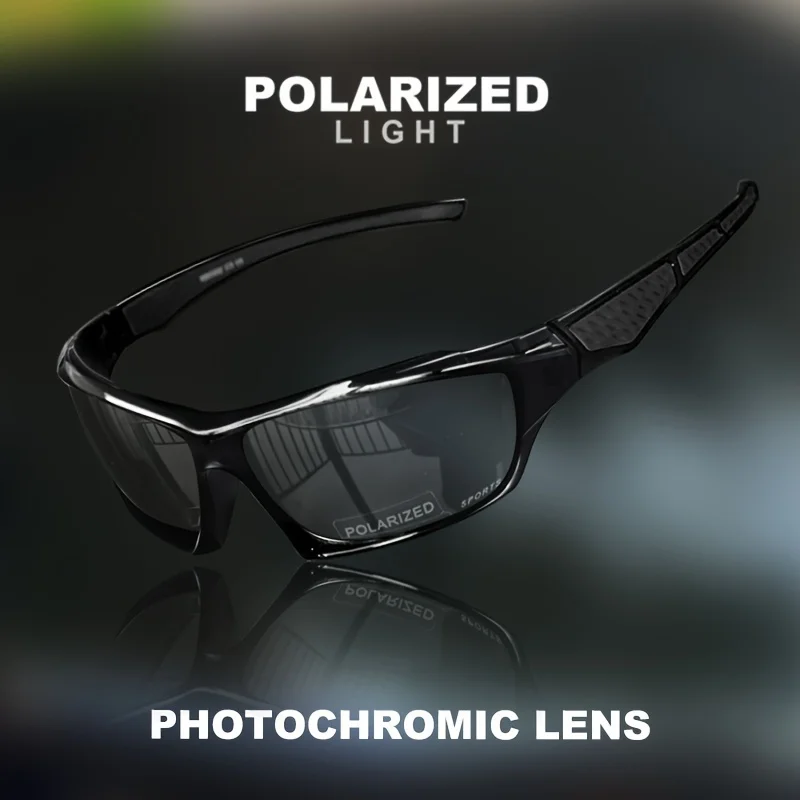 1/3PCS Sport Gepolariseerde Zonnebril voor Mannen Lichtgewicht Nachtzicht Mannelijke Shades Fietsen Rijden Vissen Mode Spiegel Zonnebril