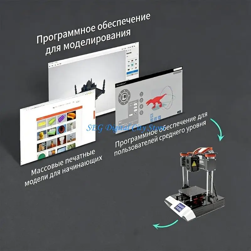 U75B 100x100x100mm Small Frequency Division Multiplexing 3D Printer High Accuracy Fast Heating Easy Maintenance For Beginner