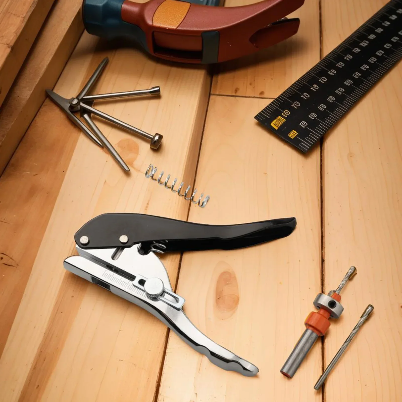 

Hole Punch And Countersunk Drill Set For Cards, Films, Coated Paper For Precise Depth Adjustments Up To 25mm