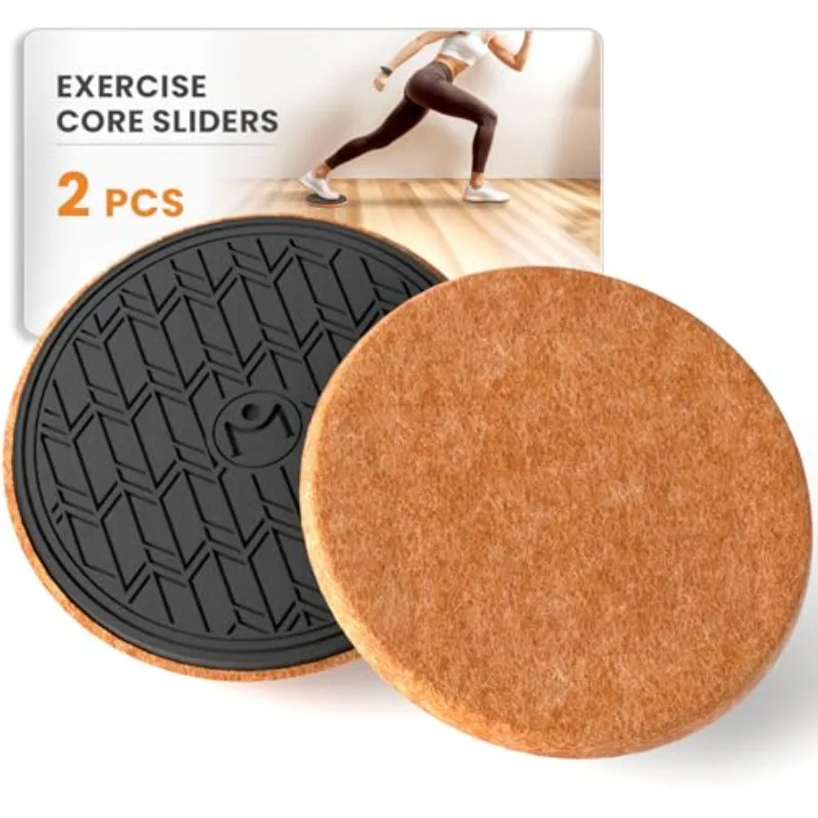 

Sliders for Working Out, Floor Sliders for Exercise, Sliding Discs for Hardwood Floors Core and Strength Training, Protects Flo