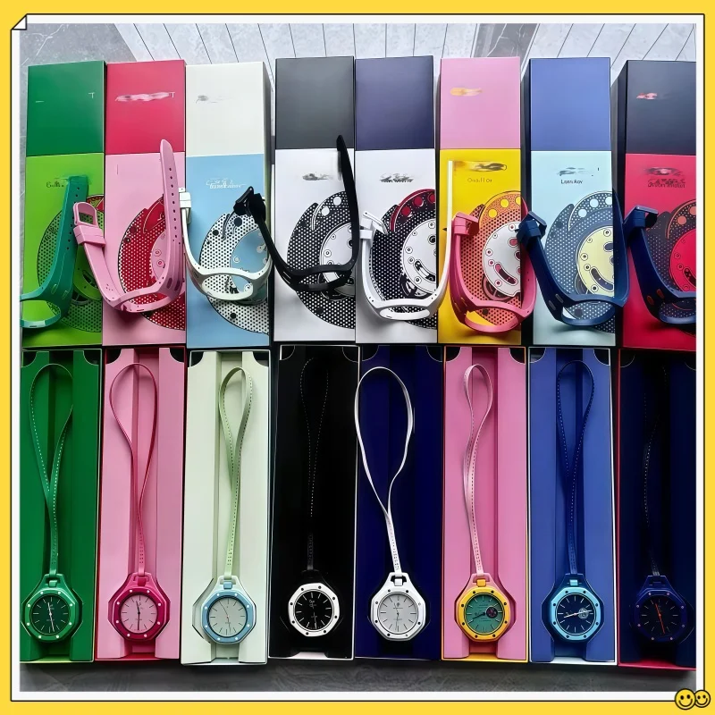 AP SWATCH Joint Watch Quartz Strap AP Swatch Logo 1:1 Replica Royal Oak Pocket Watch Couple Watch Gift Collection Decoration view 2