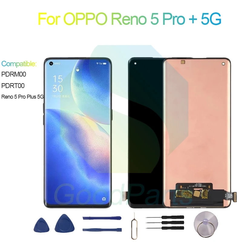 For OPPO Reno 5 Pro + 5G LCD Display Screen 6.55