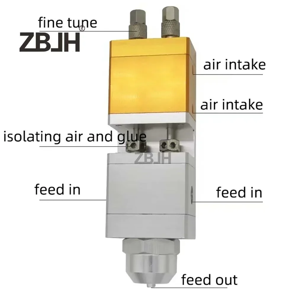 ZB-36AB double-cylinder suction adjustable AB double-liquid distribution valve pneumatic two-liquid dispenser