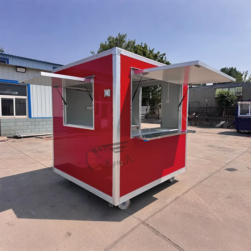 

Popular Mobile Food Truck for Ice Cream Fish Chips Commercial Trailer with Equipment Shawarma Refrigerated Mobile Bbq Cart