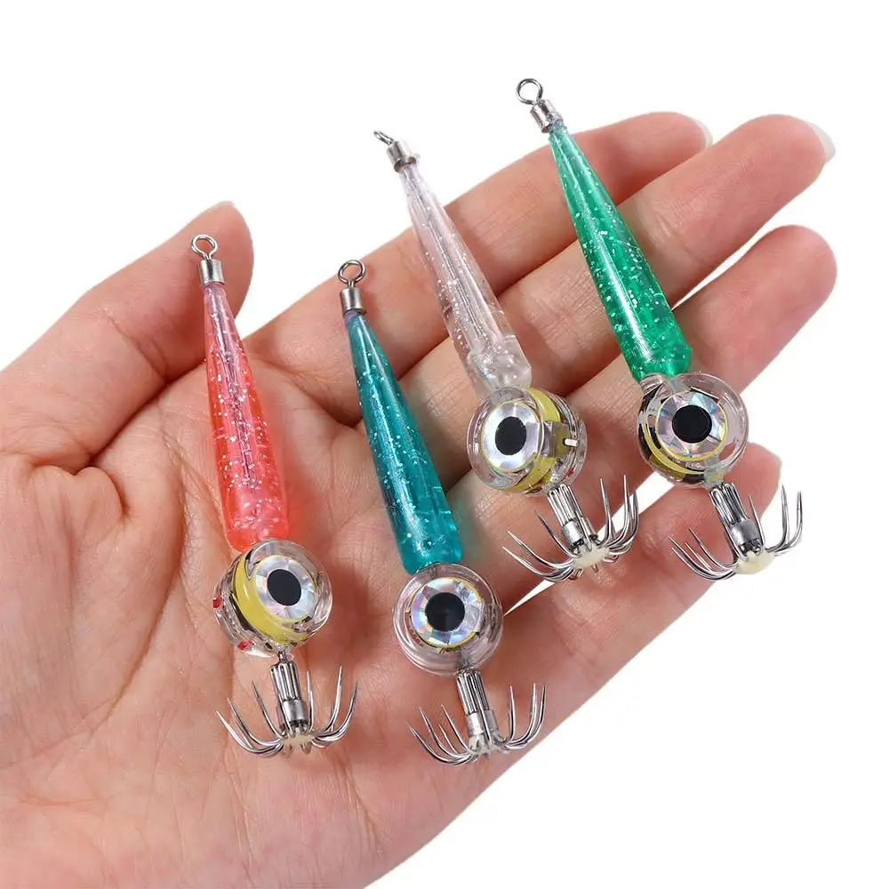 

Fishing Tools Luminous Lure Glowing Squid Bait Flashing Lamp LED Fish Lamp FIshing LED Light Squid Jig Hook Fishing Lure Light