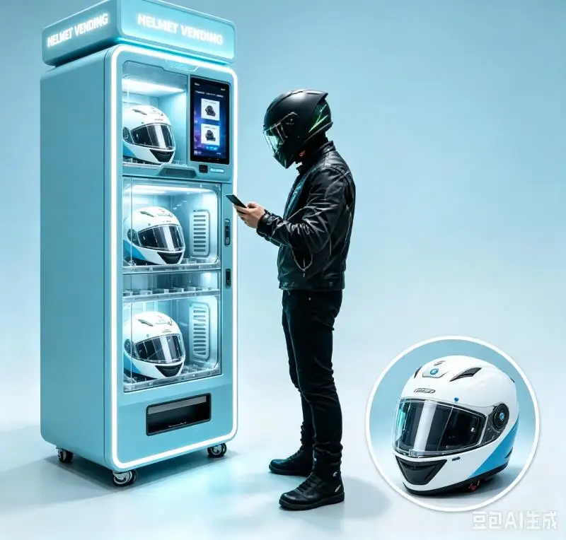 Helmet Cleaning Vending Machine Customized Commercial Helmet Disinfection Equipment Automatic Washing Drying Machine