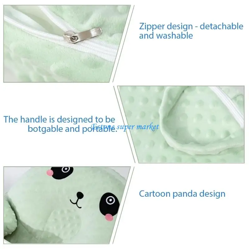 090b-新生児抗流出授乳枕サポートパッド洗濯機で洗える通気性のある生地