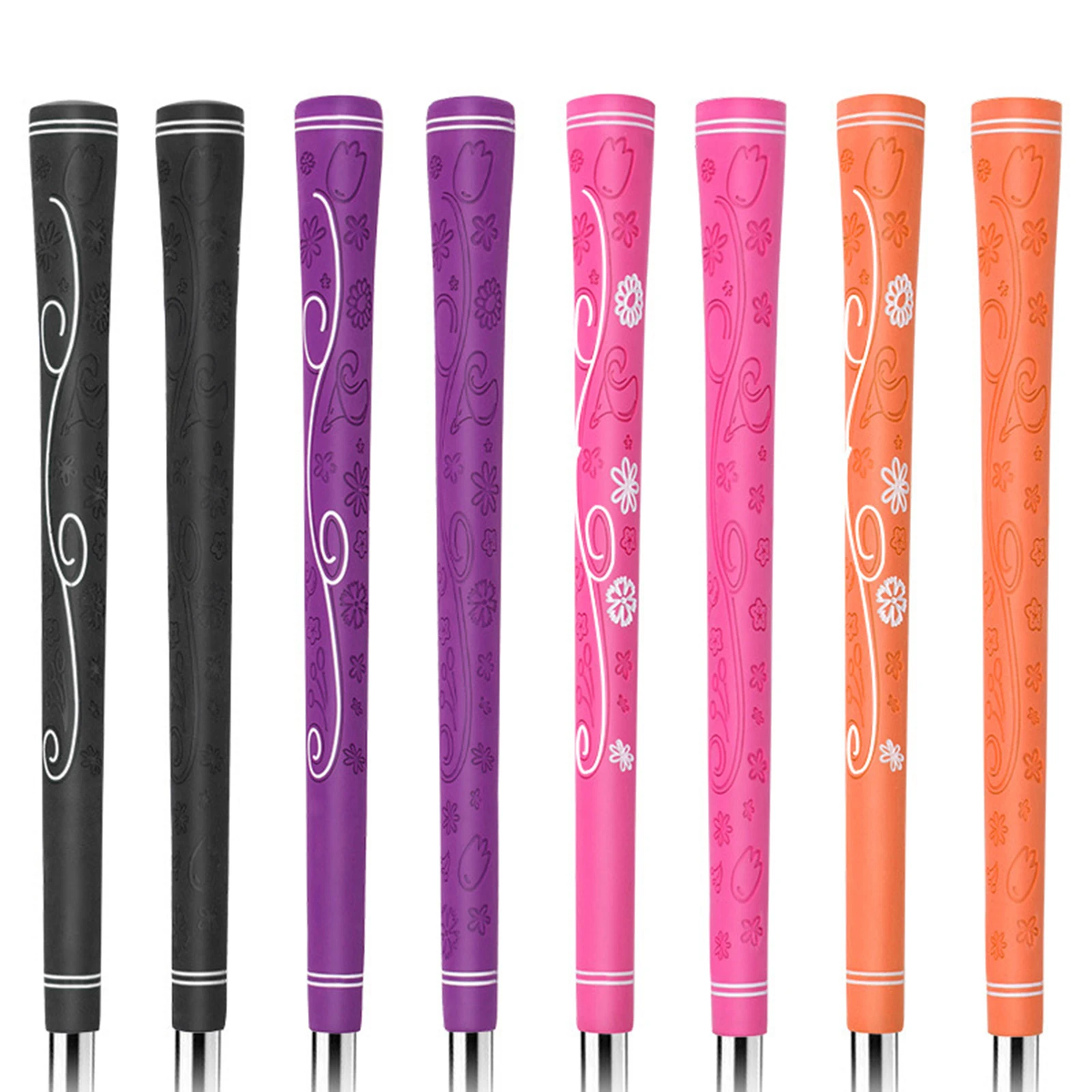 Nowe uchwyty golfowe gumowe uchwyty do putterów golfowych 4 kolory w wyborze uchwyty do kijów putterowych, uchwyty do kijów golfowych mężczyźni kobiety trener wymiana