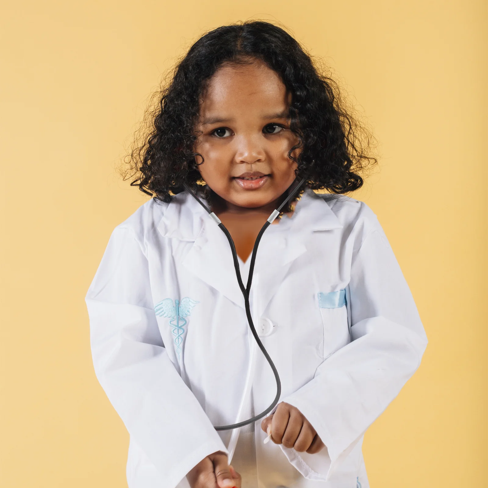 4개 세트 청진기 신뢰할 수 있는 역할 놀이 의사 키트 할로윈 장식품 어린이용 의사 키트 청진기 장난감