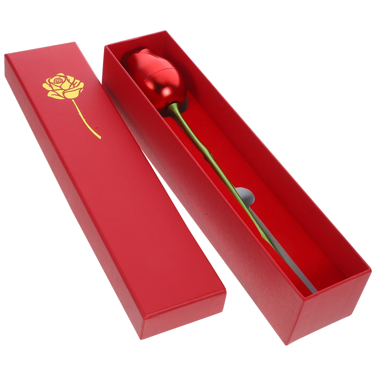 1Set Rose Ring Box Romantic Style Flower Design Engagement Proposal Wedding Jewelry Case Ring Boxes Jewelry Box for Rings