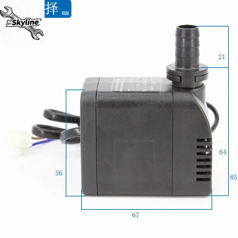 Multi-Purpose Submersible Suction Circulation Pump Stable Water Flow Hardware Fitting For Ice Maker Maintenance