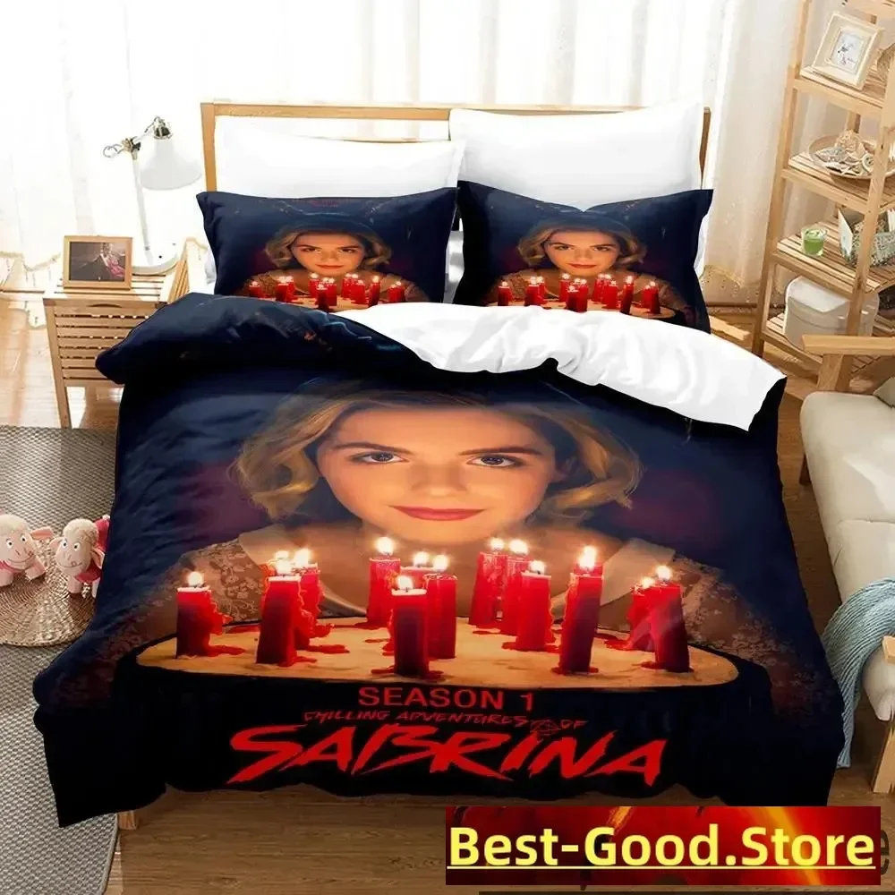 3D Print Movie Chilling Adventures of Sabrina Bedding Set Boys Girls Twin Queen King Size Duvet Cover Pillowcase Bed boys Adult