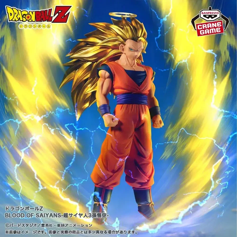 

In Stock Original BANPRESTO BLOOD OF SAIYANS Dragon Ball Z Super Saiyan 3 Son Goku Figure Anime Model Genuine Boxed Toy
