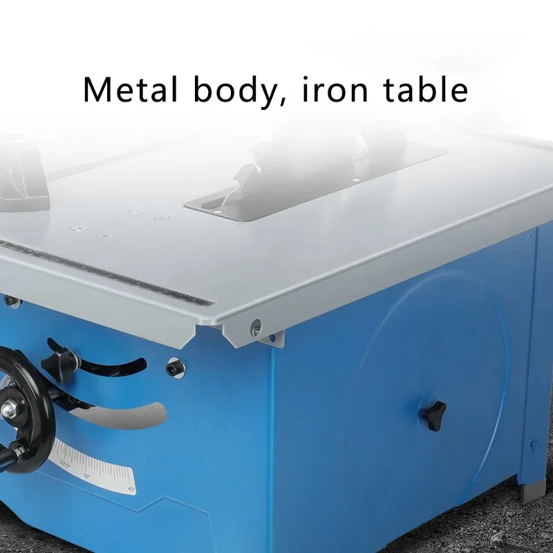 8-Inch Household Miniature Woodworking Table Saw Electric Multi-Function Precision Dust-Proof Decoration Cutting Machine image 3