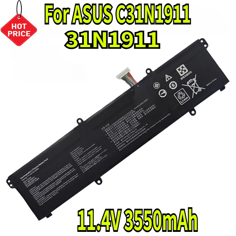 

11.4V 3550mAh Suitable for ASUS B31N1911 C31N1911 V4050F ADOL14FQC/14EQ/EA Notebook Battery