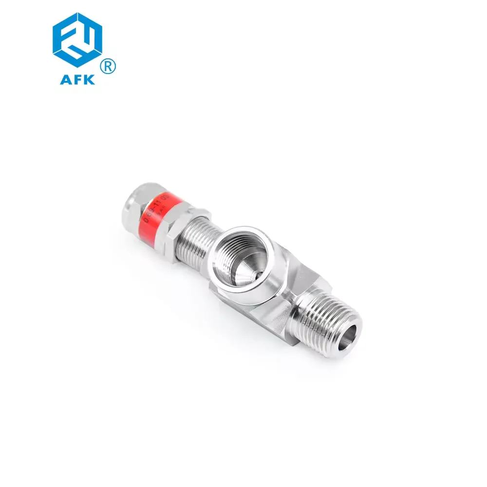 1/4 1/8 inch NPT Angle Stainless Steel 316 Pressure Safety Valve 1/4\