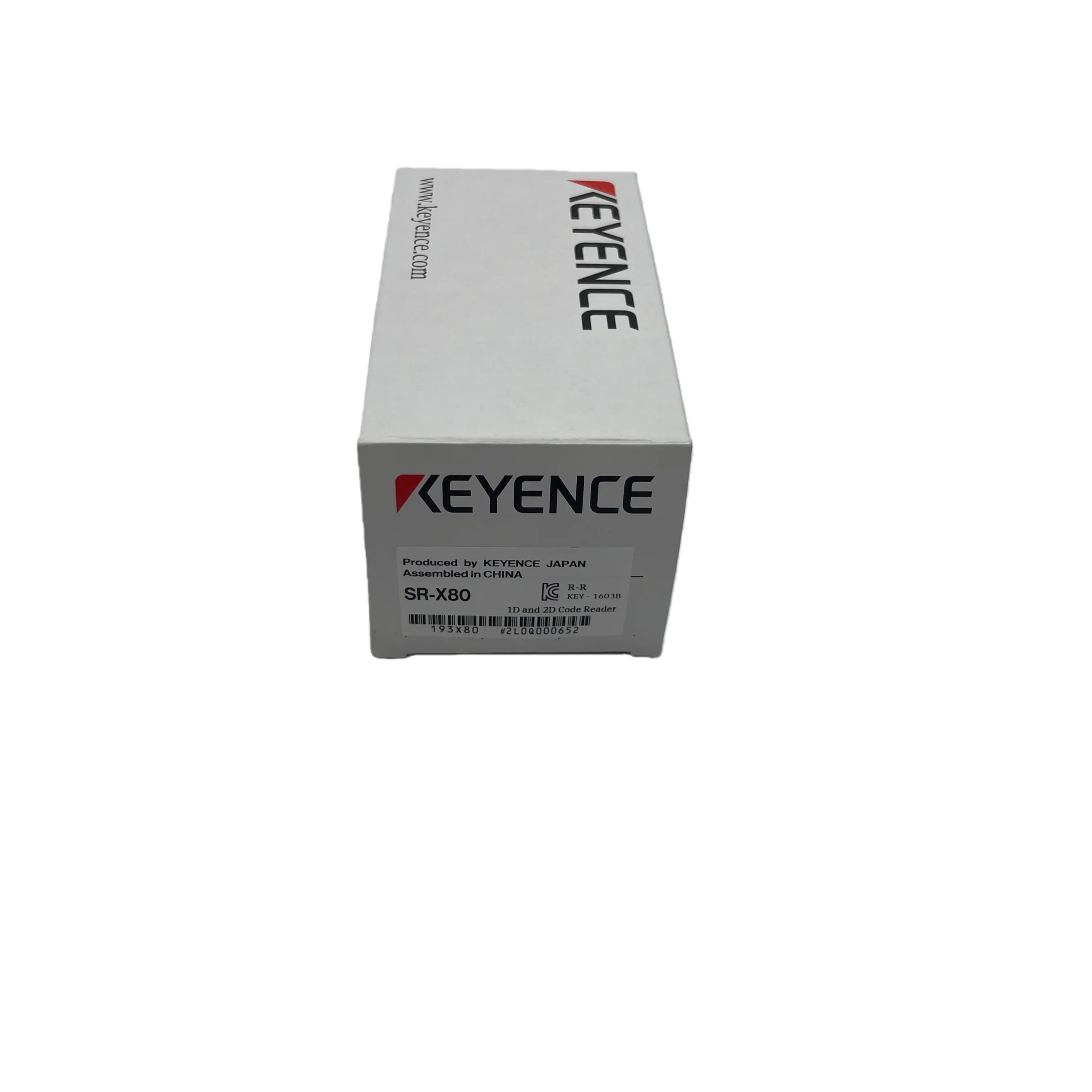 KEYENCE SR-X Series Industrial Intelligent Barcode Reader with AI-Powered High-Speed Decoding and One Year Warranty