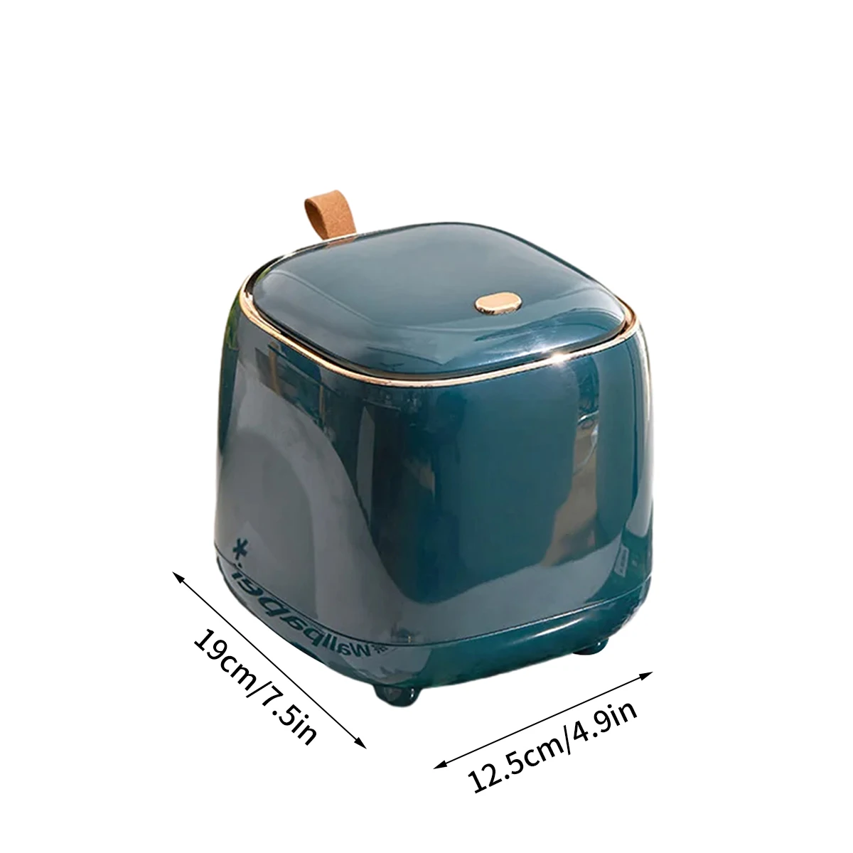 Mini Desktop Garbage Trash Can Small Waste Bin Plastic Home Office Table Trash Can Dustbin Household Sundries Barrel Box