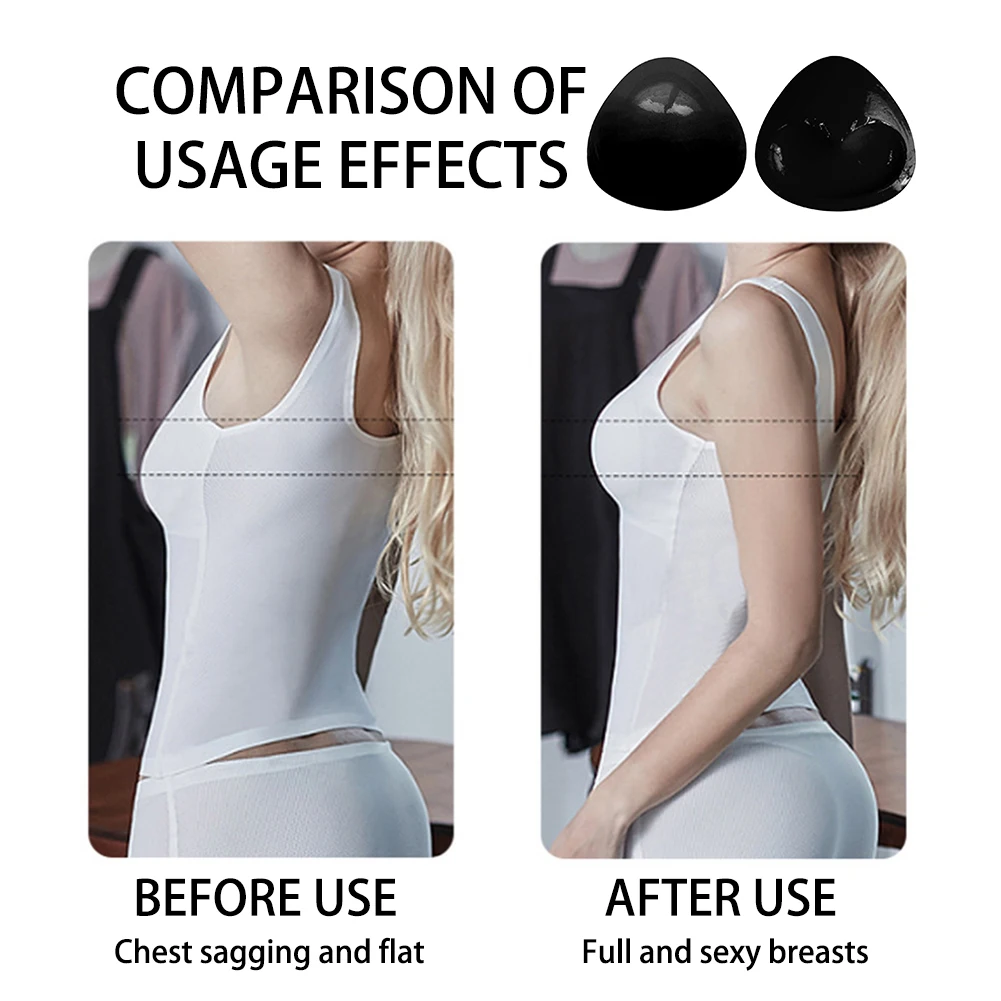 Women Stickys Push-up Bra Inserts Instants Lift Bra Pads Inserts For Evening Dress