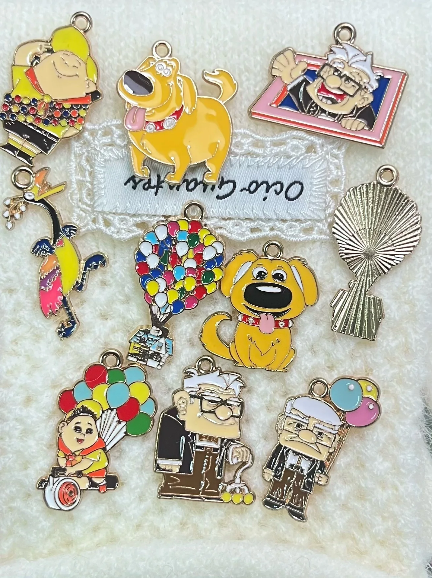 كارتون أنيمي 10 قطعة ديزني يوب مزيج قلادة حديدية أقراط سوار قلادة المفاتيح DIY بها بنفسك الحرف اليدوية صنع الملحقات #1