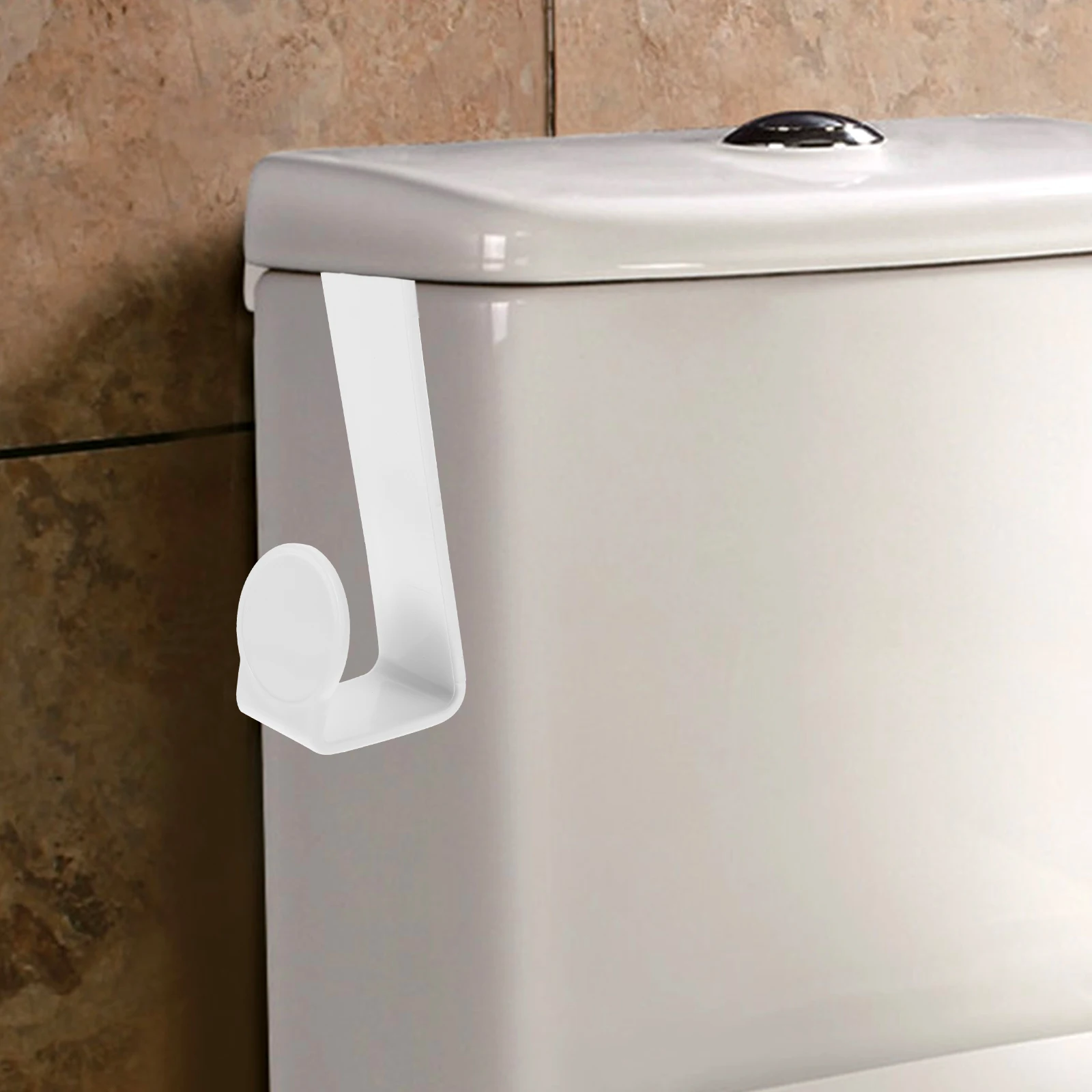 

2pcs Z-shape Toilet Hooks White Bathroom Accessories Tank Door Storage Home Decor Plastic Hanger Potty Washer Seat