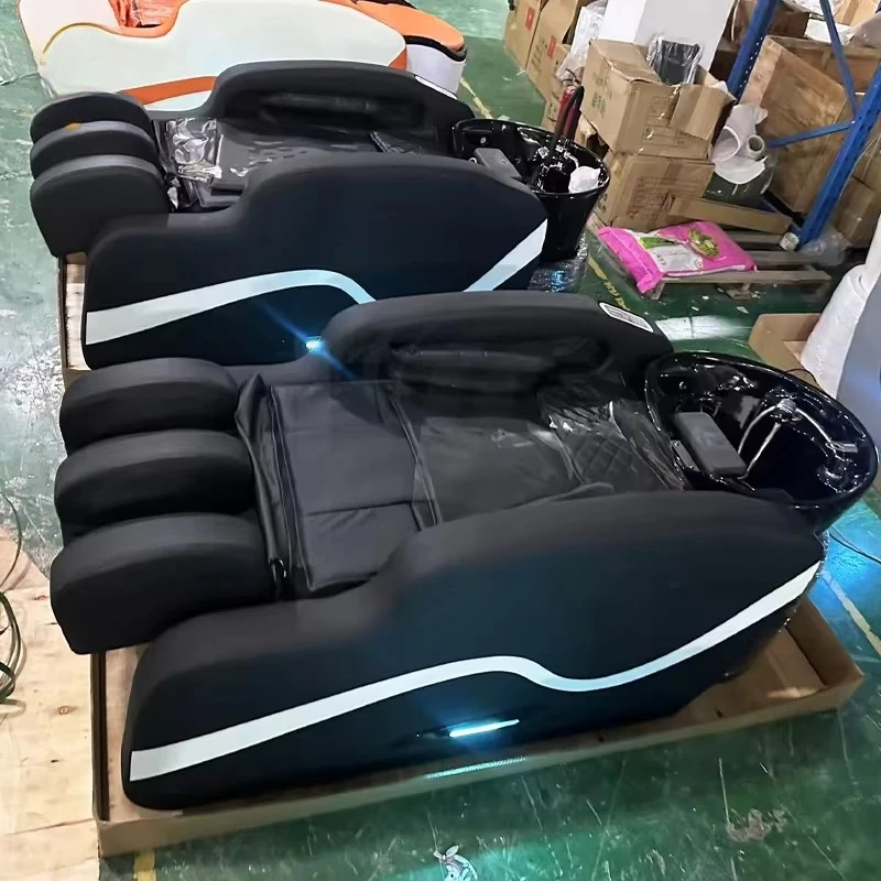 Deluxe Japanese Head Therapy Massage Bed With Ceramic Shampoo Basin, Spa, Suitable For Wellness Center